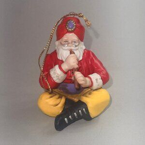 Vintage Santa Claus Around World Danbury Mint Christmas Ornament Figurine India